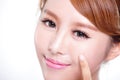 Perfect health Skin woman face