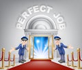 Perfect Job Red Carpet Entrance Royalty Free Stock Photo