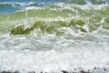 perfect Mediterranean sea wave Royalty Free Stock Photo