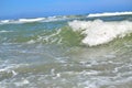 perfect Mediterranean sea wave Royalty Free Stock Photo