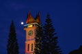 Perfect Moon at Bukittinggi Big Ben Tower