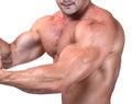The perfect muscular male body Royalty Free Stock Photo