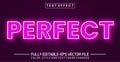 Perfect pink font Text effect editable
