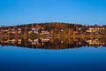 Almost perfect reflection at Finnish lake