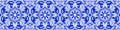 Perfect seamless texture inspired by a typical portuguese decorations with ceramic tiles called azulejos