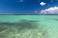 Perfect sky and water of Caribbean sea Royalty Free Stock Photo