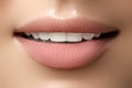 Perfect smile before and after bleaching. Dental care and whiten Royalty Free Stock Photo