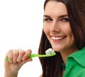 Perfect smile healthy tooth cheerful teen girl Royalty Free Stock Photo