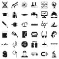 Perfect technology icons set, simple style Royalty Free Stock Photo