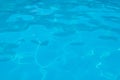 Perfect texture of clear blue water in the swimming pool, ocean or sea. Top view. copy space. shimmering water. Abstract Royalty Free Stock Photo
