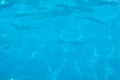 Perfect texture of clear blue water in the swimming pool, ocean or sea. Top view. copy space. shimmering water. Abstract Royalty Free Stock Photo