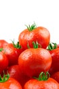 Perfect tomatoes with drops of water Royalty Free Stock Photo