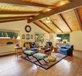 Perfect traditional living room with beautiful decor.