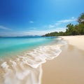 Perfect tropical beach landscape, nature, sea & ocean