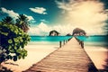 Perfect tropical beach landscape vacation holidays, nature, sea & ocean