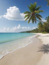 Perfect tropical beach, photorealistic