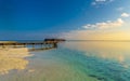 Perfect tropical island Maldives paradise beach Beautiful tropical beach Royalty Free Stock Photo