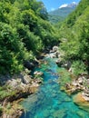 Mrtvica River through canyon, Montenegro