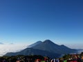 Perfect View in a Prau Mountain, Central Java, Indonesia, 2565 MASL