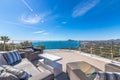 Perfect viewpoint for vacation at Altea, (Costa Blanca) Alicante, Spain Royalty Free Stock Photo