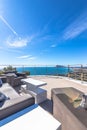Perfect viewpoint for vacation at Altea, (Costa Blanca) Alicante, Spain Royalty Free Stock Photo