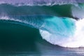 Perfect Wave Sea Blue White Royalty Free Stock Photo