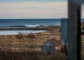 Perfect wave on a sunny day with foreground background bohkeh Royalty Free Stock Photo