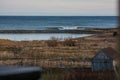 Perfect wave on a sunny day with foreground background bohkeh Royalty Free Stock Photo