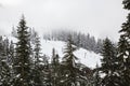 The ski lift of Alpental Ski Area in Washington