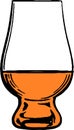 Whiskey glass Vector