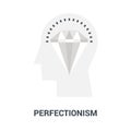 perfectionism icon concept Royalty Free Stock Photo
