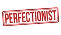 Perfectionist sign or stamp Royalty Free Stock Photo