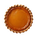 A Perfectly Baked Pumpkin Pie With A Golden Crust Royalty Free Stock Photo