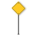 Blank road restrictions road sign concept abstract picture. Business artwork vector graphics Royalty Free Stock Photo