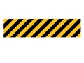 Warning road sign in concept abstract picture. Business artwork vector graphics Royalty Free Stock Photo