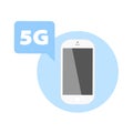 5G mobile broadband concept abstract picture. Business artwork vector graphics