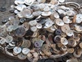 Perfectly imperfect old shell buttons