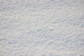 Perfectly smooth carpet of snow on the ground on a Sunny and frosty day. snow-white texture background, lots of snowflakes in one Royalty Free Stock Photo