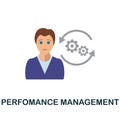 Perfomance Management icon. Simple element from business motivation collection. Creative Perfomance Management icon for web design