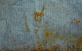 Perforated aluminium sheet of metal texture with dirty and rusty surface Royalty Free Stock Photo