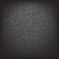 Perforated carbon fiber weave