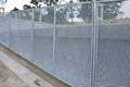 Perforated expanded metal sheet metal fencing. Very durable railing made of galvanized railing frame. The strip of ornamental gras