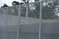 Perforated expanded metal sheet metal fencing. Very durable railing made of galvanized railing frame. The strip of ornamental gras