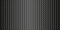 Perforated flat surface made of paper, plastic, steel sheet metal. Black texture background. Seamless vector pattern. Royalty Free Stock Photo