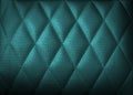 Perforated leather texture background for design, Dark cyan