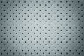 Perforated light blue leather texture background, closeup. Gray backdrop from wrinkle skin Royalty Free Stock Photo