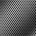 Perforated metal grid texture