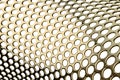 Perforated metal pattern Royalty Free Stock Photo