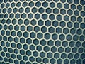 Perforated metal texture, acoustic speaker grill surface