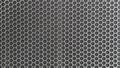 Perforated metal texture, metallic backdrop, acoustic speaker grill surface Royalty Free Stock Photo